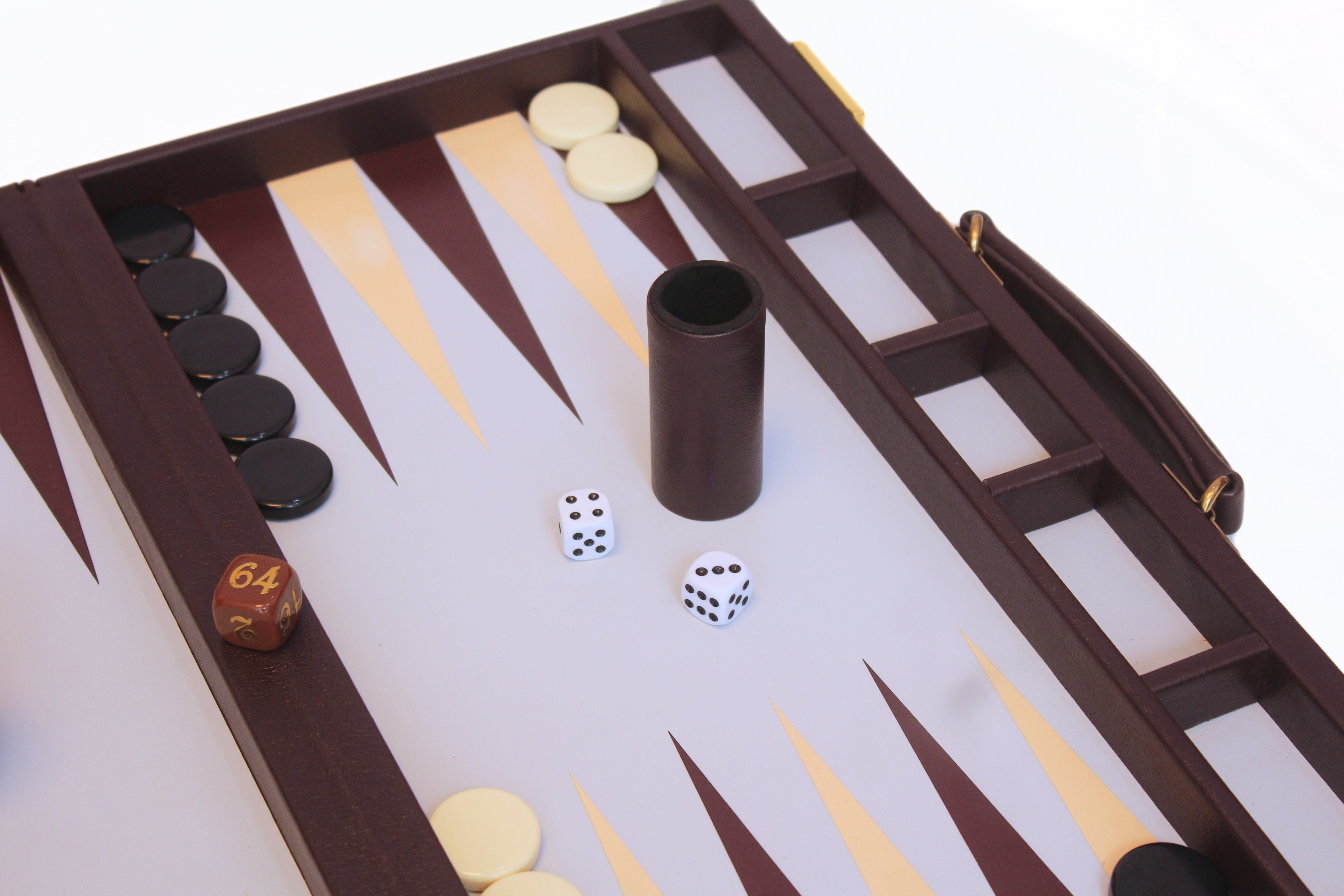 Espresso & Ivory Backgammon Set – Zenith Backgammon