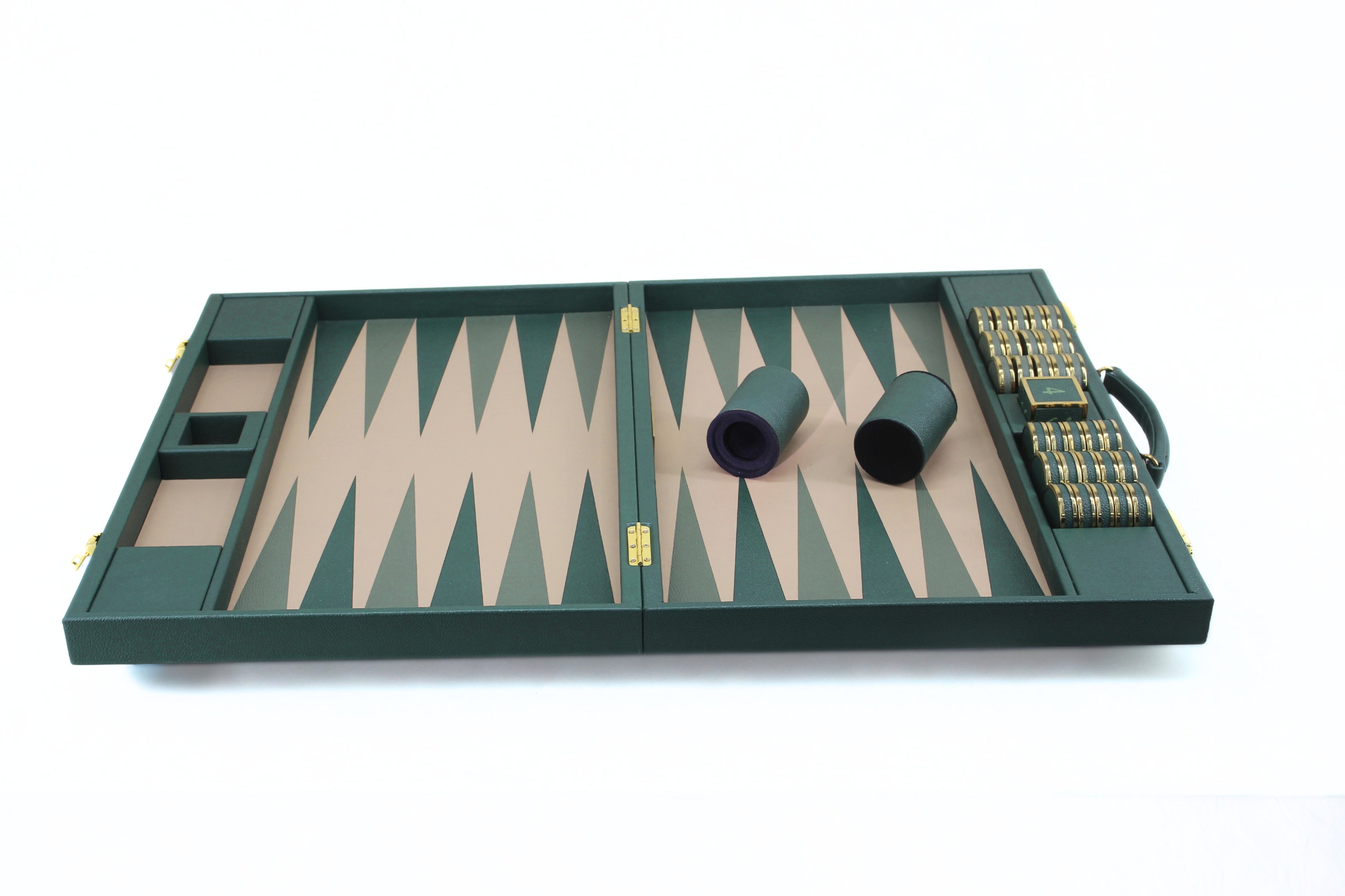 Racing Green Backgammon Set