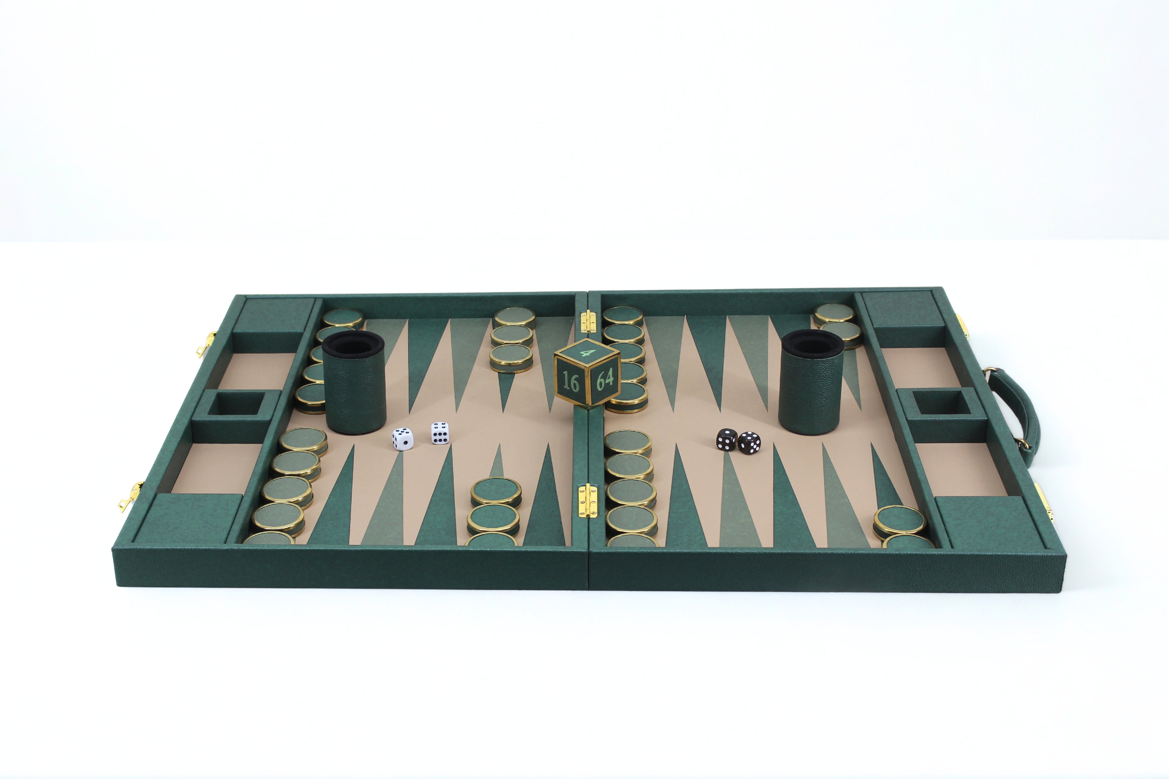 Racing Green Backgammon Set