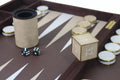 Silver & Sand Backgammon Set