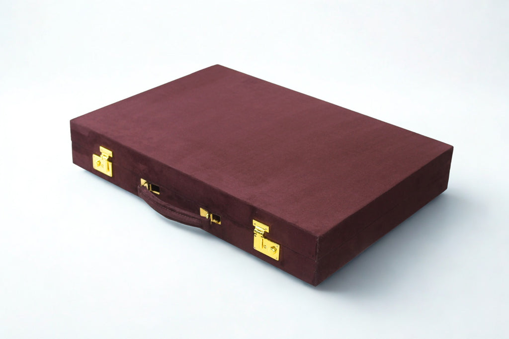 Silver & Sand Backgammon Set